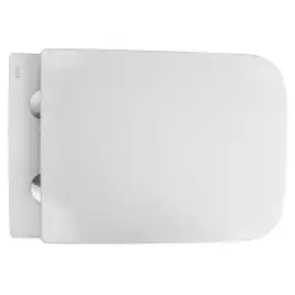 Подвесной унитаз Azario FLAVIA AZ-0076-UQ1 безободковый, смыв Торнадо, в комплекте с сидением микролифт, Белый глянцевый