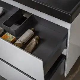 Тумба с раковиной AVS Гармония 80 белая, N821-07-800WG-02-810BM