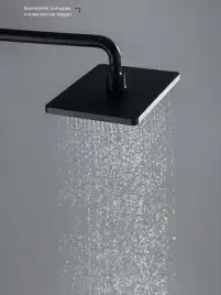 Верхний душ Aquatek  AQ2087MB, Черный матовый