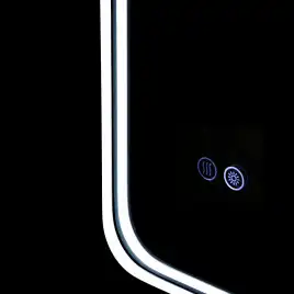 Зеркало с подсветкой AVS VI 70x100 см, антипар, брашированное золото