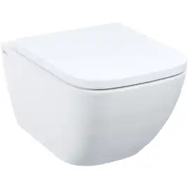 Унитаз подвесной IDDIS Torr TORRDSEi25 безободковый, с сиденьем микролифт Белый