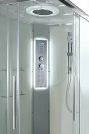 Душевая кабина AvaCan K2011LED 110x90 см, низкий поддон, с крышей
