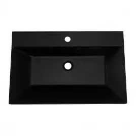 Раковина из искусственного камня BelBagno BB700/450-LV-ART-AST-NERO