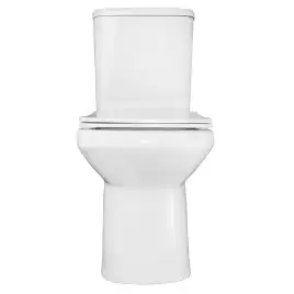 Унитаз напольный Azario Wandy AZ-56D безободковый, с бачком и сидением микролифт, Белый глянцевый