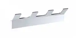 Планка с 4-мя крючками 20,5 см BEMETA SOLO хром 139105212