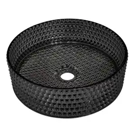 Раковина AVS 813-0213-d36GL03 36x36 черная