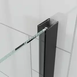 Душевой угол Veconi Ottimo P20SP GR, 1100х800х1900 графит брашинг, стекло прозрачное