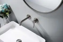 Смеситель для раковины Aquatek Европа AQ1313BGM, Оружейная сталь