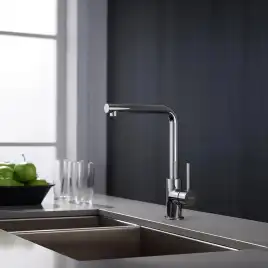 Смеситель для кухни Aquatek Европа AQ1380CR поворотный излив, Хром