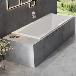 Акриловая ванна Ravak Formy 02 Slim 180х80 C891300000 с тонким бортом, встраиваемая, Белая