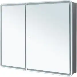 Зеркальный шкаф Aquanet Оптима 100 с LED подсветкой, 341427