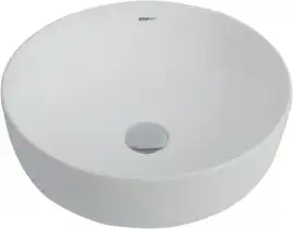 Раковина накладная Aquanet MOON-1 41,5х41,5х13,5 круглая, Белая глянцевая