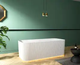 Акриловая ванна Abber 170х75 AB9363-1.7, отдельностоящая, Белая глянцевая