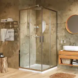 Душевой уголок WasserKRAFT Lippe 45S 120х90 45S07 профиль Хром стекло Прозрачное