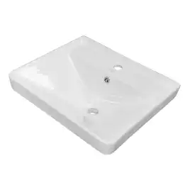 Тумба с раковиной Azario Lotos 50 CS00094662, подвесная, Белая глянцевая