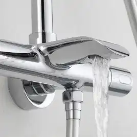 Душевая система  Vincea Esse VSFS-1E1TCH VSFS-1E1TCH  с термостатом, хром