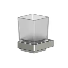 Стакан для щеток Whitecross CUBO nickel brushed, CU2430NIB, Никель брашированный