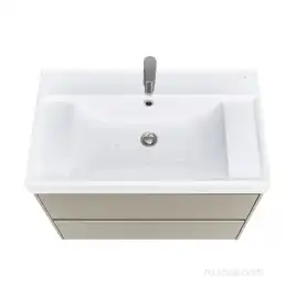 Тумбы под раковину Roca Ona 80 A857630510 подвесная, цвет, Бежево-серый матовый