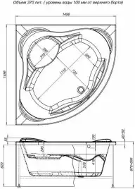 Фронтальная панель Aquanet Malta 150