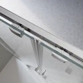 Душевая дверь BelBagno LUCE-BF-2-160-C-Cr стекло прозрачное, профиль Хром