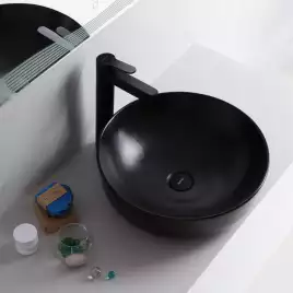 Раковина накладная BelBagno 410х410х130 BB1315-H301, цвет Черный