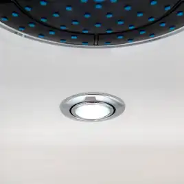 Душевая кабина AvaCan EM5011EL 110x110 см, высокий поддон, с крышей