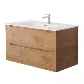 Тумба под раковину BelBagno ETNA-800-2C-SO-RN-P подвесная Rovere Nature