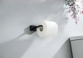 Держатель туалетной бумаги Aquatek Либра AQ4308MB, Черный матовый