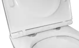 Унитаз подвесной Azario UNO AZ-2380 подвесной, безободковый, с сиденьем микролифт, Белый глянцевый