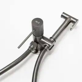 Гигиенический душ со смесителем AVS Pulse 811-031-GM, оружейная сталь