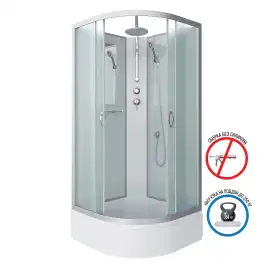 Душевая кабина Niagara Classic 100х100х210 NG-3302-14BKT средний поддон, без гидромассажа, 33021424BKT