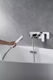 Смеситель для ванны с душем Allen Brau Infinity 5.21007-00 встраиваемый, с внутренней частью, Хром