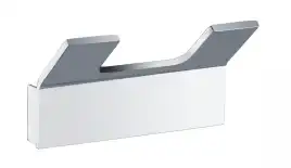 Крючок двойной 8,3 см BEMETA SOLO хром 139106032