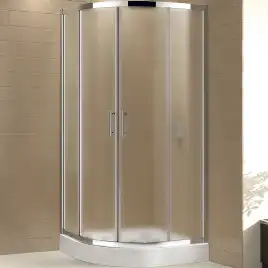Душевой уголок CEZARES ECO-O-R-2-90-P-Cr стекло Матовое рифленая, профиль Хром
