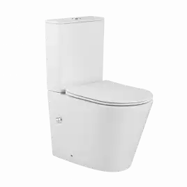 Напольный унитаз-биде ceramalux 2179-BD, безободковый, Белый