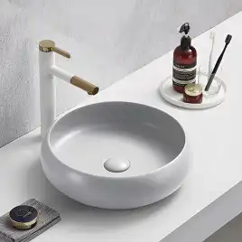 Раковина AVS Мерида 42x42 жемчужно-серая матовая