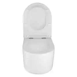 Унитаз подвесной Azario LUZIO AZ-098-UQ подвесной, безободковый, со смывом 