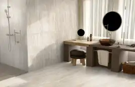 Керамогранит AVS Domus Travertino 60x120 карвинг, бежевый