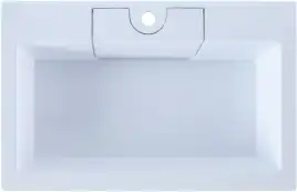 Раковина Aquanet Фортуна 70 182523 прямоугольная, Белая глянцевая