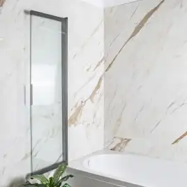 Шторка на ванну AVS Слайдер Плюс 80 см профиль оружейная сталь, стекло прозрачное, 803-0011-150-82-WS-T