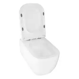 Унитаз подвесной Azario RIANO AZ-2808E подвесной, безободковый, со смывом 