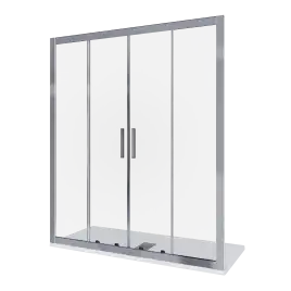 Душевая дверь Good Door Cofe WTW-TD-160-C-CH, КФ00033, профиль Хром, стекло Прозрачное