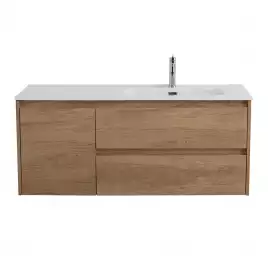 Тумба под раковину BelBagno KRAFT-1200-2C-1A-SO-RNN-R подвесная Rovere Nebrasca Nature