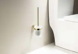 Ершик для унитаза Aquatek Классик AQ4510PG, Золото глянцевое