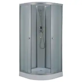 Душевая кабина Loranto 90х90, низкий поддон, Матовое стекло, CS-981TM/W-90