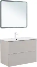 Тумба под раковину Aquanet Арт 90 бежевый, 343968