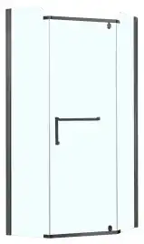Душевой уголок Azario Edmonton 90х90х200 AZ-NNC3231-1 900 BLACK профиль Черный, стекло Прозрачное