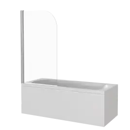 Шторка для ванны Good Door SCREEN H-80-C-CH 80 см, ПД00083, профиль Хром, стекло Прозрачное