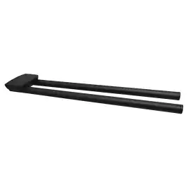 Полотенцедержатель AVS Neo, 46 см, черный, двойной, поворотный