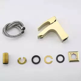 Смеситель для раковины Gappo G1007-13, Золото глянцевое